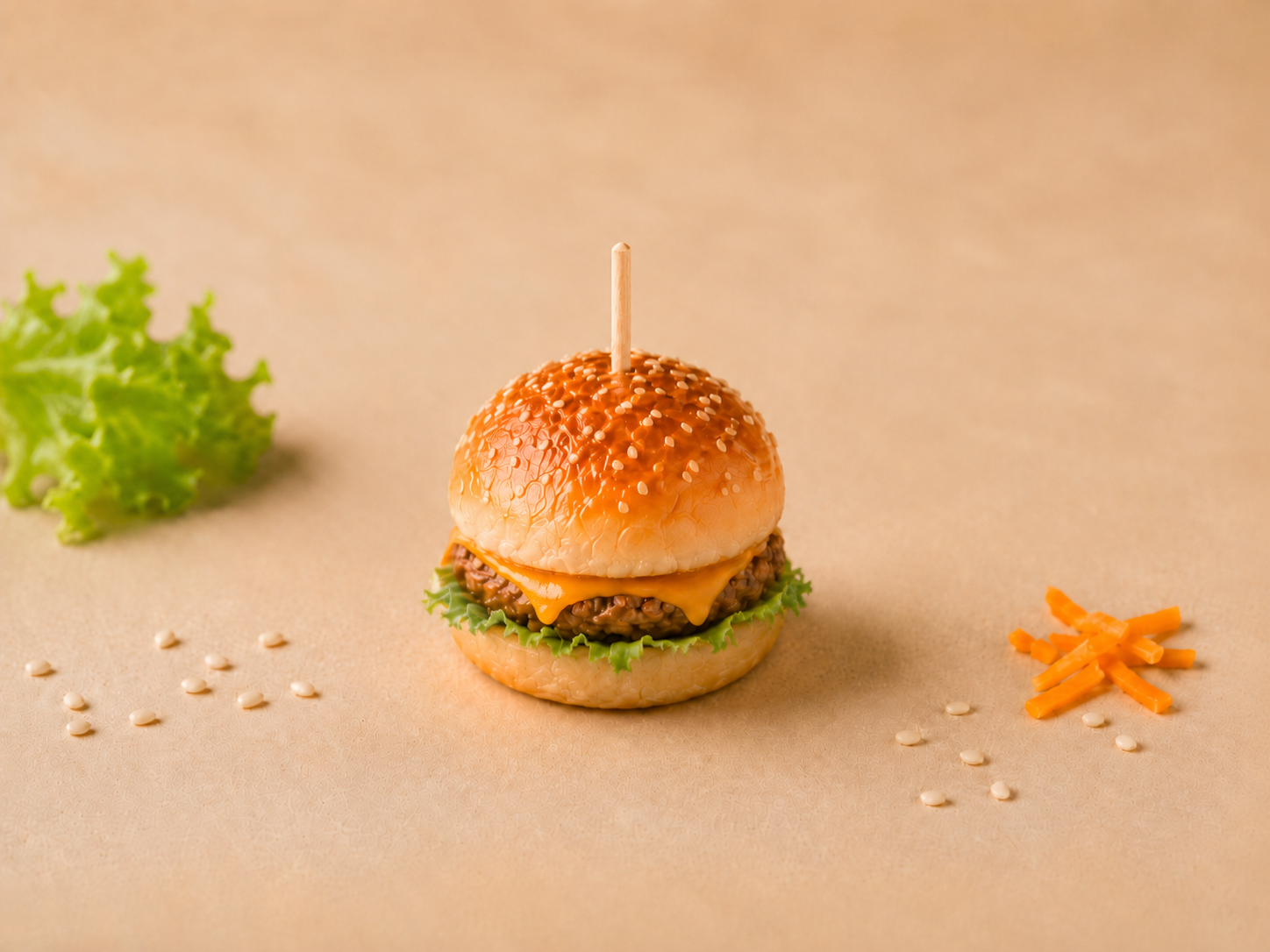 Mini cheeseburger