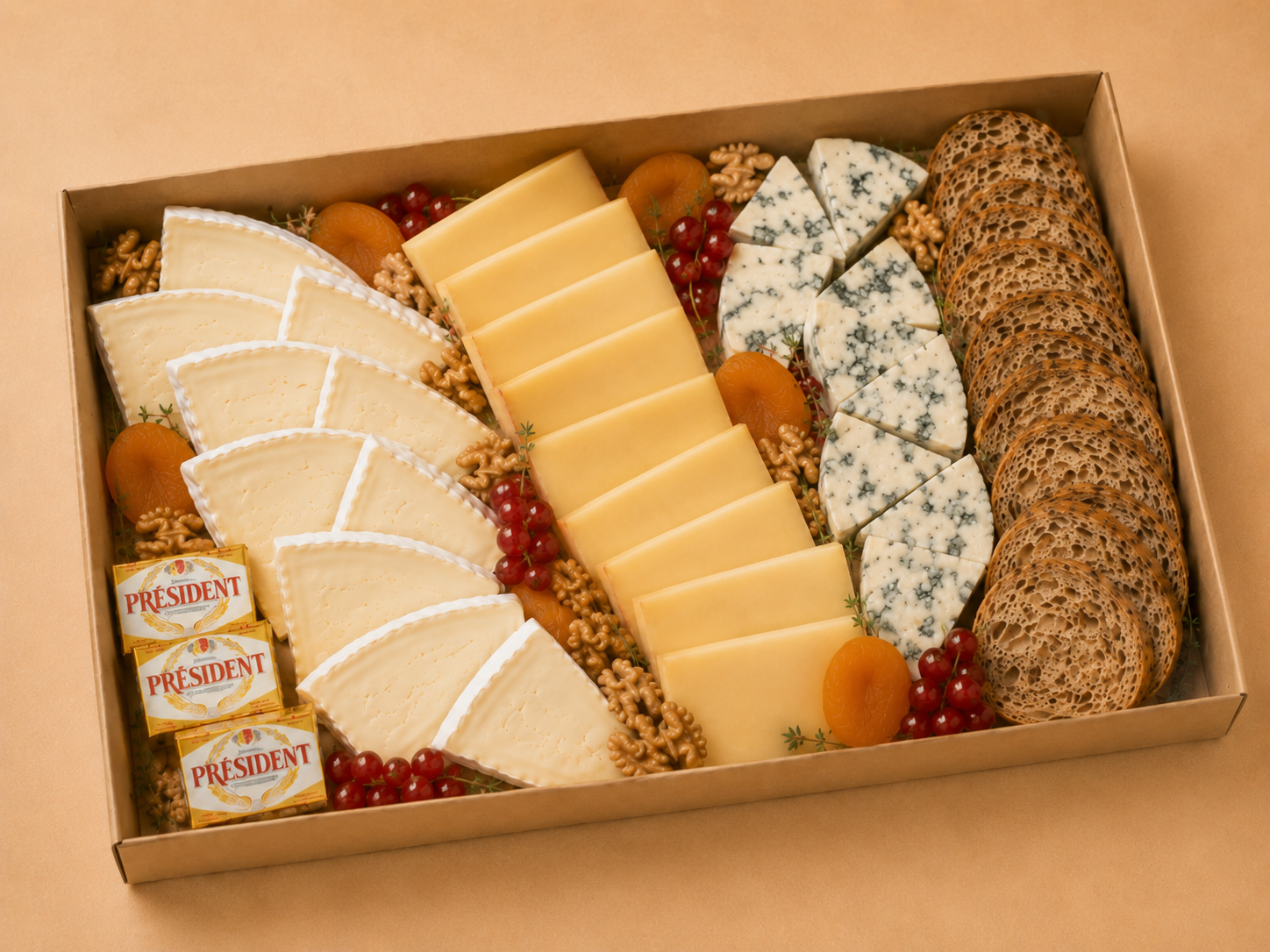 Bleu, comté & brie